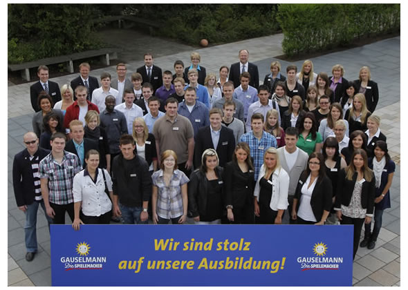 54 neue Auszubildende bei der Gauselmann AG